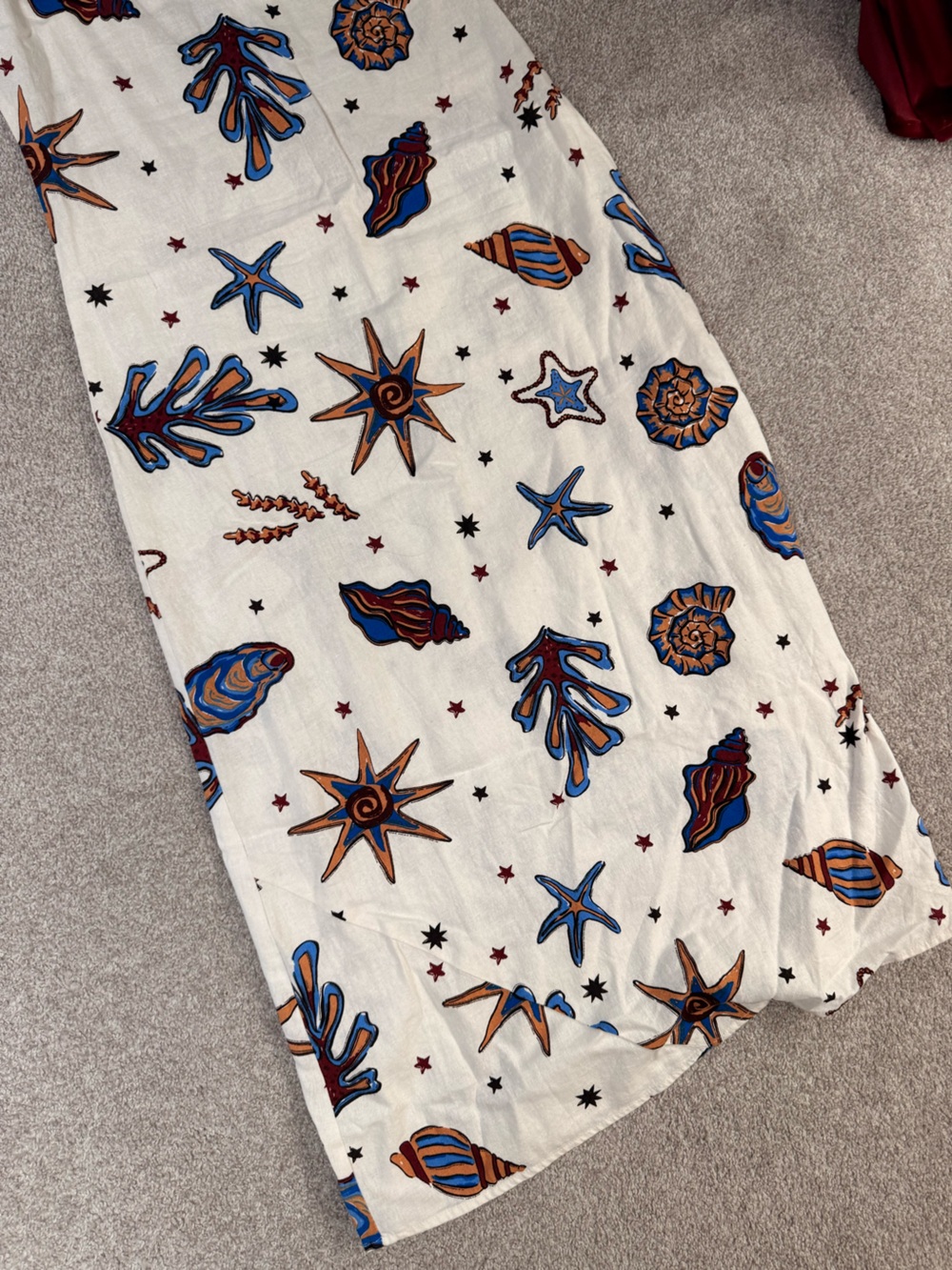 One Shoulder Coastal Maxi Dress - Picture 3 of 5